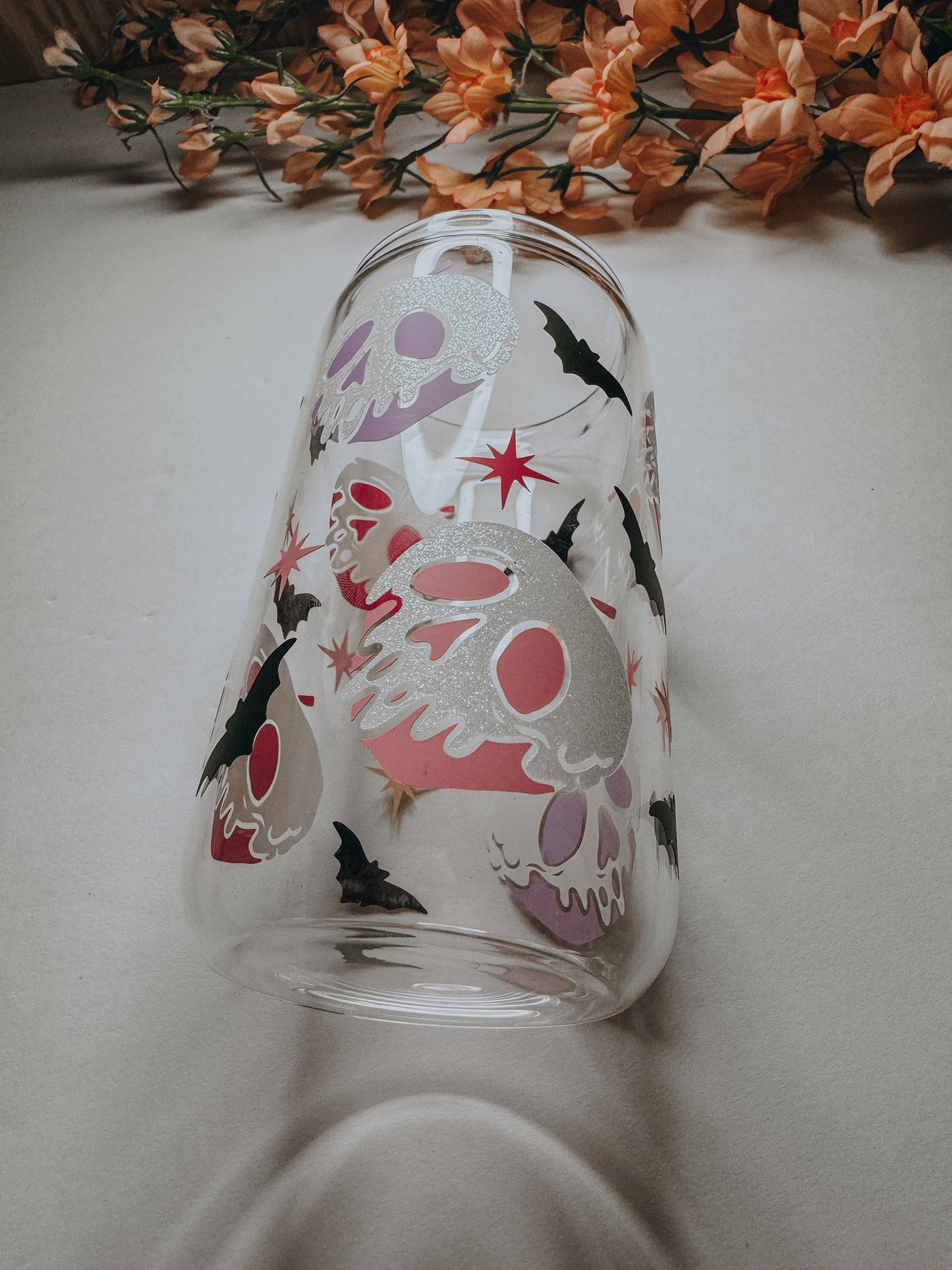 Girly poison apple can glass